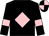 Black, pink diamond and armlets, quartered cap (Amigos Partnership)