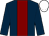 Dark blue, maroon panel, white cap (DM Deegan Partnership)