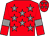 Red, grey stars and armlets (Mr J Reed)