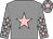 Grey, pink star, pink stars on sleeves, pink star on cap (Eoghan Dargan)