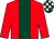 Red, dark green stripe, dark green and white check cap (Mr David Robert Seldon)