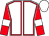 WHITE, RED seams, RED sleeves, WHITE armlets, WHITE cap (County Set Five & The Red Shoes)