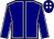 Navy blue, white seams, navy blue cap, white spots (Ladies First Syndicate)