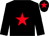 Black, red star and star on cap (Mr Robert Patrick Quinn)