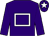 Purple, white hollow box and star on cap (Mr Toby Cole)