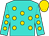 Turquoise, gold spots on body, gold cap (The Tweed Clad Fossils)