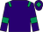 Purple, emerald green epaulets, armlets and diamond on cap (Mrs Renate Baenziger-gisi)