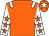 Orange, white epaulettes, white sleeves, orange stars, orange cap, white star (Denis Paul Murphy)