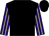 Black, purple and grey striped sleeves (Estate Research Limited)