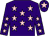 Purple, pink stars, purple cap, pink star (Coles, Smith, McManus And Broughton)