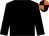 Black, orange & black quartered cap (Exors of the Late David Reid Scott)