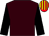 Brown, black sleeves, red & yellow striped cap (Andrew Kinirons)