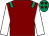 Maroon, emerald green epaulettes, white sleeves, emerald green cap, maroon stars (The Spring Offensive Partnership)