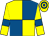 Royal blue & yellow quartered, yellow sleeves, royal blue armlet, yellow & royal blue hooped cap (John G Linehan)