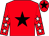 Red, black star, red sleeves, white stars, red cap, black star (Mr Mohan Fonseka)