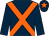 Dark blue, orange cross belts and star on cap (Miss C Fordham & Mr C Vernon)