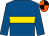 Royal blue, gold hoop, black & amber qtd cap (S G Walsh & Miss Laura Walsh)