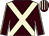 Brown, beige cross sashes, beige seams on sleeves, striped cap (R Seale & Sean Jennings)