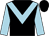 Black, light blue chevron and sleeves (M P Bowring And R Smith)