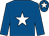 Royal blue, white star, white star on cap (J V Redmond)