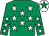 Emerald green, white stars, white cap, emerald green star (DANIEL LYNCH)