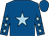 Royal blue, light blue star, light blue stars on sleeves, royal blue cap (Martin Shanahan)