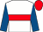 White, red hoop, royal blue sleeves, red cap (Mr Paul Riley)