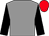 Grey, black sleeves, red cap (Mr B W Hills)
