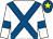 White, royal blue cross belts and armlets, royal blue cap, yellow star (Sean Goodwin And Deborah Fern)