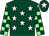 Dark green, white stars, light green and dark green check sleeves, dark green cap, white star (Mr Ian Jones)