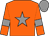 Orange, grey star, armlets and cap (Alchemy Bloodstock)