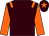 Brown, orange epaulets and sleeves, brown cap, orange star (Mrs Ronald O'Leary)