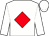 White, red diamond (Mr D W N Walker)