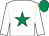 White, emerald green star, emerald green cap (Thomas Radley)