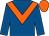Royal blue, orange chevron, orange cap (Mr Alan Kerr)