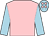 Pink, light blue slvs, light blue cap, pink spots (Peter J Lawler)