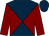 Maroon & dark blue diabolo, maroon sleeves, dark blue cap (Jon Aisbitt)
