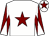 White, maroon star, diabolo on sleeves, maroon star on cap (Hanna Heffernan)