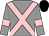 Grey, pink cross belts and armlets, black cap (Mr M W Pendarves)