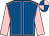 Royal blue, pink seams and sleeves, quartered cap (4 Gals And A Filly)