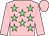 Pink, light green stars, pink sleeves and cap (Strictly Legal)