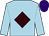 Light blue, brown diamond, purple cap (Ms Karen Hourigan)