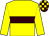 Yellow, brown hoop, yellow sleeves, brown & yellow check cap (Declan O'Farrell)