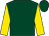 Dark green, gold sleeves, dark green cap, gold pom pom (Old Mates Syndicate)