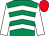 Emerald green, white chevrons and sleeves, red cap (Aircraft Tool Hire Ltd)