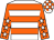 White & orange hoops, orange sleeves, white stars, white & orange check cap (Brendan McNeill & Jonathan Maloney)