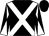 Black, white cross belts, diabolo on sleeves (Sir Johnny Weatherby)