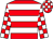 Red, white hoops, checked sleeves and cap (The Cheltenham Boys Racing Club)