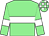 Light green, white hoop and armlets, check cap (Pitch Racing)