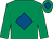 Emerald green, royal blue diamond, emerald green cap, royal blue diamond (Kevin P Heaney)